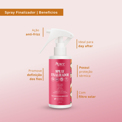 Kit Cachos Finalizadores - Mousse, Gelatina Ativadora, Ativador e Modelador e Spray Finalizador