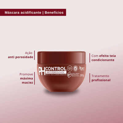 Kit Crespo PH - Shampoo, Condicionador, PH Control e Creme de Pentear (4 ITENS)