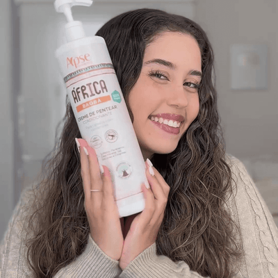 Kit África Baobá - Shampoo, Condicionador, Gelatina, Máscara e Creme de Pentear (5 ITENS)