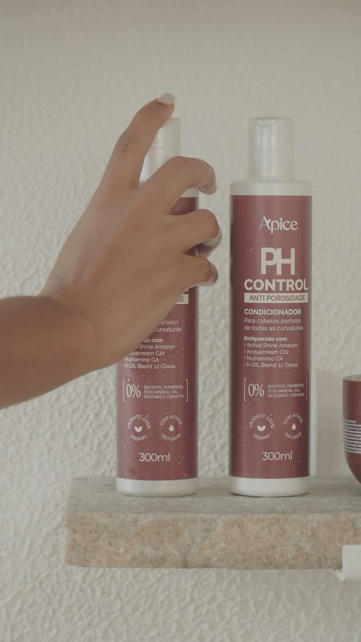 Kit Ph Control - Shampoo, Condicionador, Máscara e Creme de Pentear (4 itens)